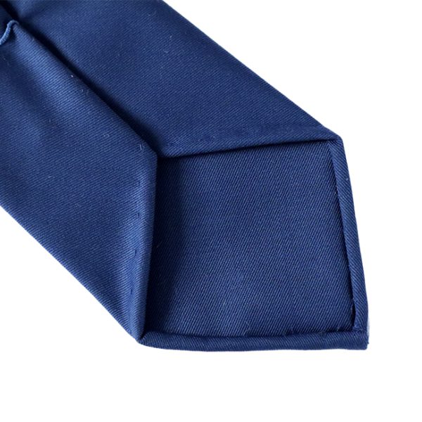 Royal blue Handrolled Gabardine Tie - Image 2