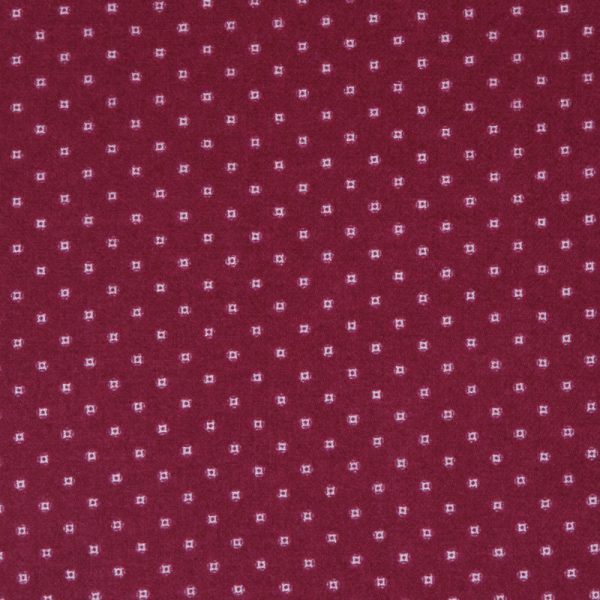 Burgundy Polka Dot Flannel 0697S-W21410-0005 - Image 2