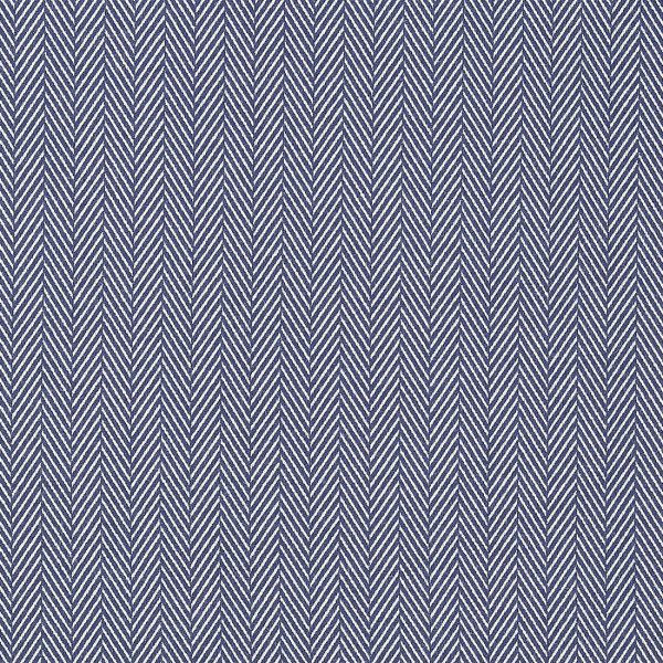 Navy Herringbone Fabric FL407573 000019 - Image 2