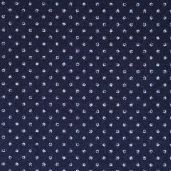 Navy Polka Dot Flannel  0697S-W21410-0004 - Image 2