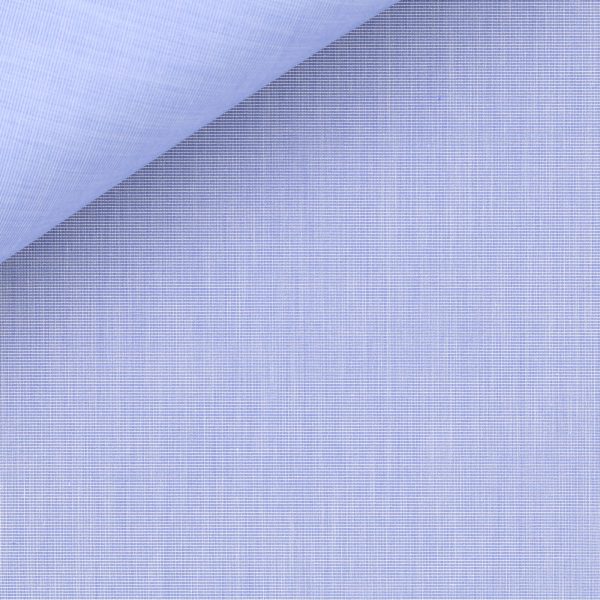 Blue End-on-End Fabric 120 ALBINI ITALY FL56254