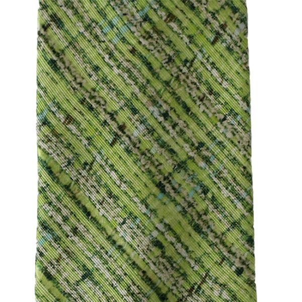 Bamboo Green Handrolled Silk Tie - Image 3