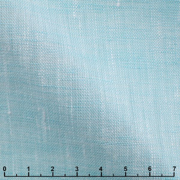 Turquoise Blue Linen 3985-W1610-0026