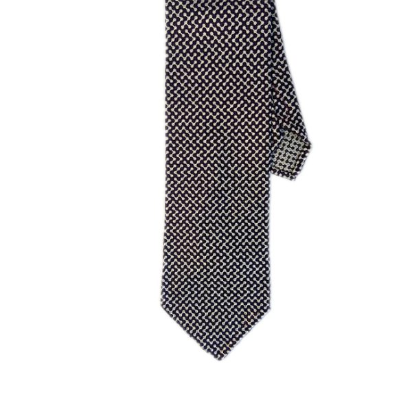 Hand-rolled Silk Woven Tie