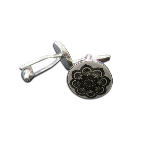 FLORAL DESIGNER CUFFLINKS