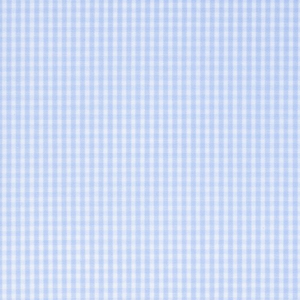 Sky Blue Mini Gingham Check Poplin 6409-W181-0001 - Image 2