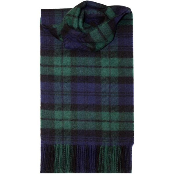 Scottish Wool Tartan Scarf-M4