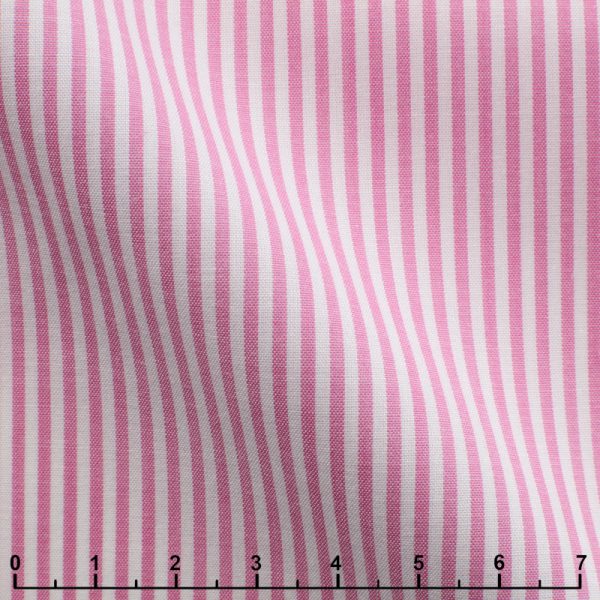 Pink Striped Cotton Linen 1307E-W0190-0004