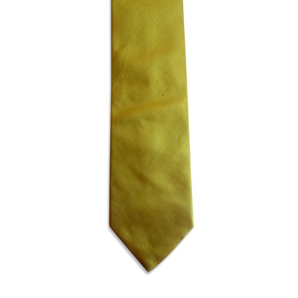 Cambridge Shantung Yellow Golden Tie