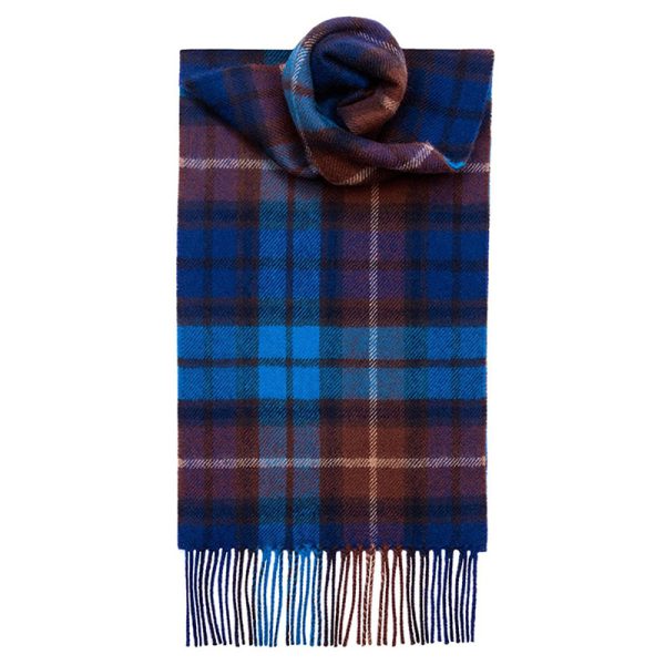 Scottish Wool Tartan Scarf-M7