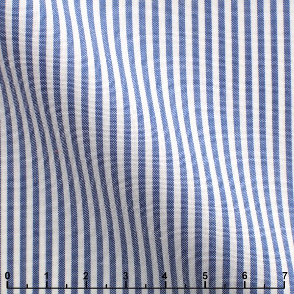 Blue Striped Cotton Linen 1307E-W0190-0007