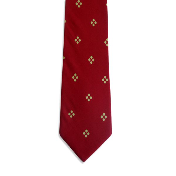 Hand printed Red Tie