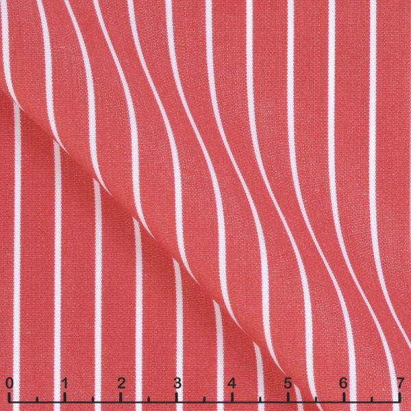 Red and White Stripe Fabric 3030-W2900-0021