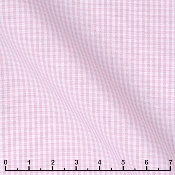 Pink Mini Gingham Check POPLIN 6409-W181-0002