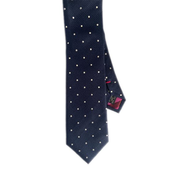 Navy Printed Tie