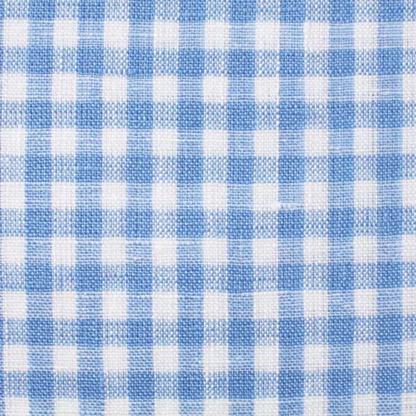 Blue Checked Linen 3985-W2211-0002 - Image 2