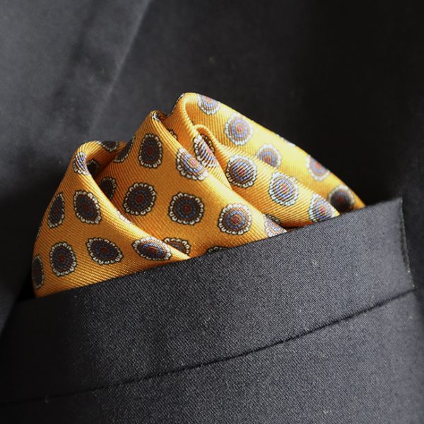 Printed Silk Pocket Square