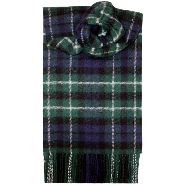 Scottish Wool Tartan Scarf-M17