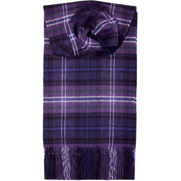 Scottish Wool Tartan Scarf-M19