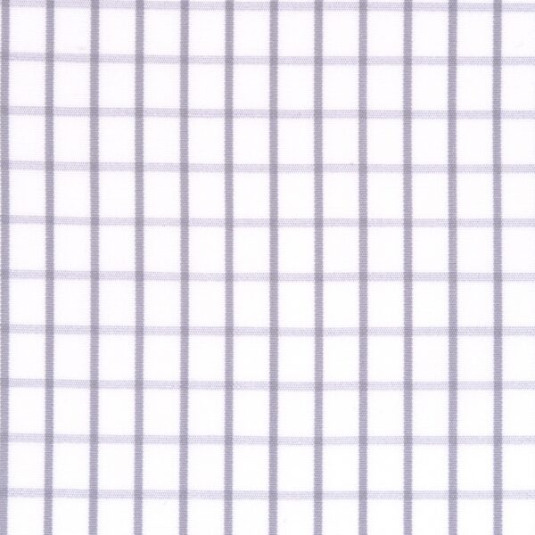 Grey Check White Fabric 3030-W121-0004