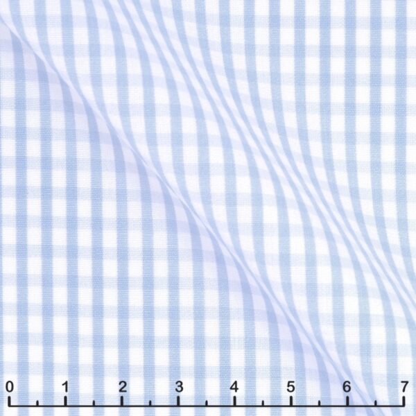 Sky Blue Gingham Check